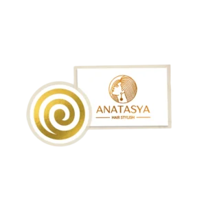 Stickers With Foil Finishing